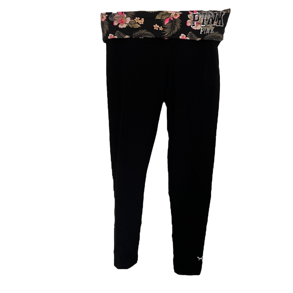Victoria’s Secret Pink Yoga Foldover Leggings M